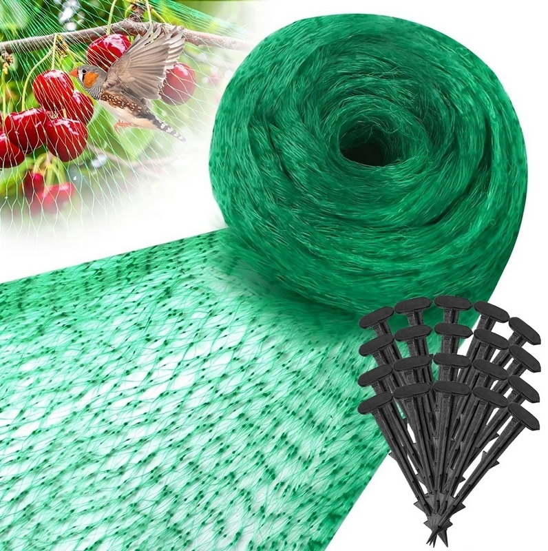 Gardenline sieťka na vtáky + agrotextilný kolík Bradas ATSU12+B 12,5 cm 20 kusov